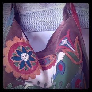 Vintage Lucky brand multicolored purse!